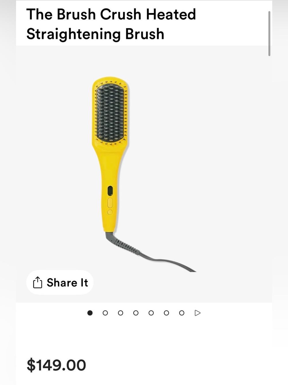 Drybar Heated Straightening Brush -